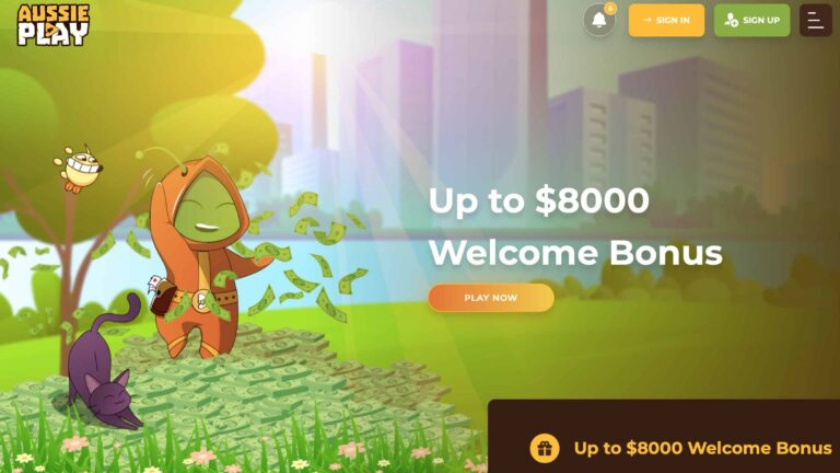 Aussie Play : $12,500 Pokies Welcome Bonus