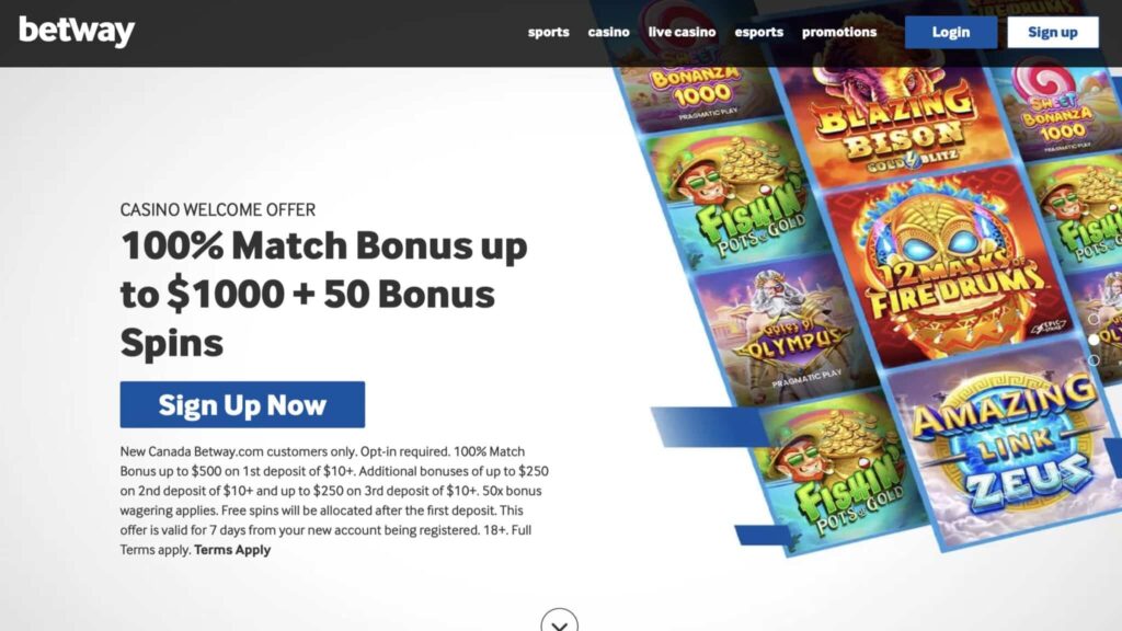 Betway Casino Review, Bonuses and Offers 2026