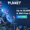 $1,500 Casino Planet Welcome Bonus + 200 Free Spins
