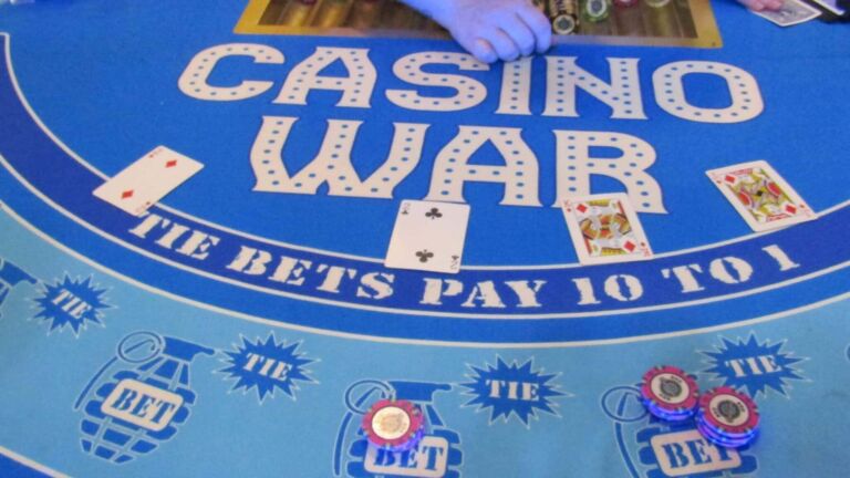 The War Tie-Breaker Rule in Casino War Game