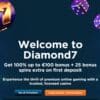 Diamond7 Casino website screenshot