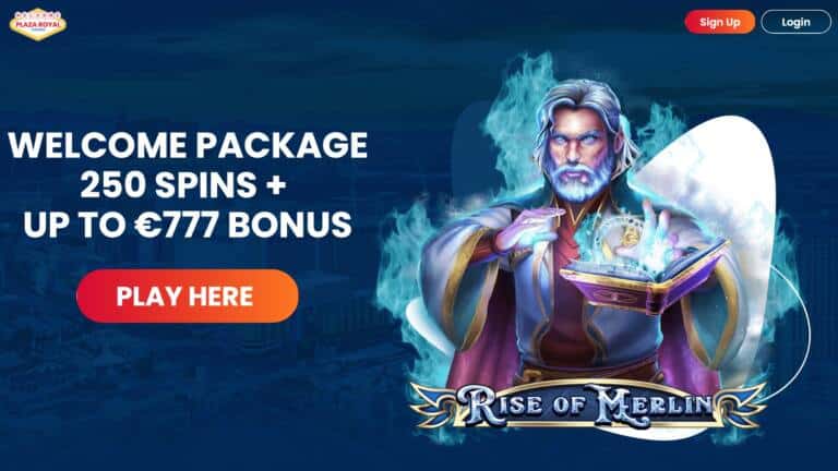 Plaza Royal Casino : 250 Free Spins + $/€/£ 777 Deposit Bonus
