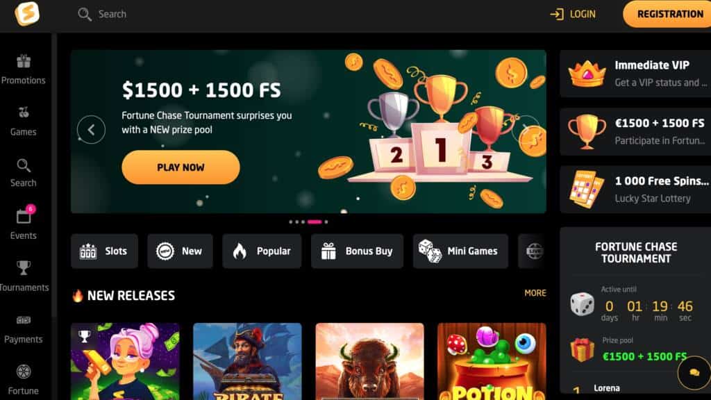 Stay Casino : Get $1500/€5000 Bonus +300FS