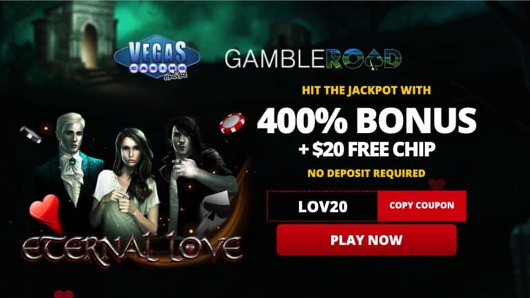 Vegas Casino Online : claim $20 FREE signup bonus