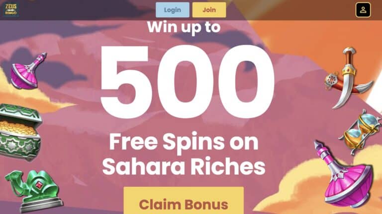 Zeus Bingo Review - Bonuses and Offers 2026